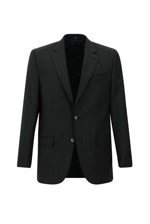 Dark Anthracite 7 Drop Slim Fit Narrow Cut Wool Suit