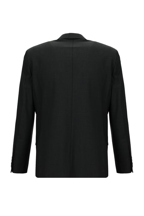 Dark Anthracite 7 Drop Slim Fit Narrow Cut Wool Suit