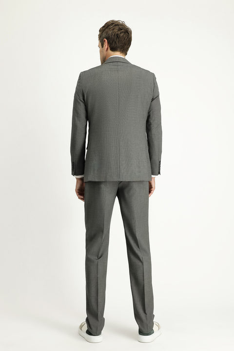 Light Gray 6-Drop Regular Fit Standard Cut Suit