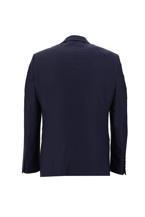 Dark Navy 6 Drop Regular Fit Standard Cut Patterned Suit