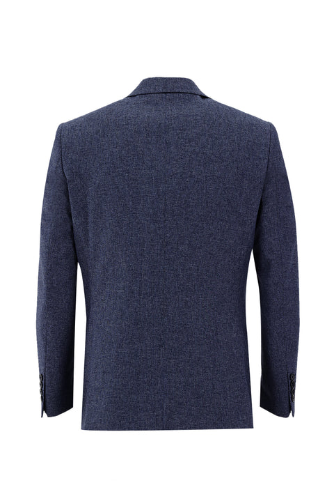 Light Navy Blue 7 Drop Slim Fit Narrow Cut Combination Suit