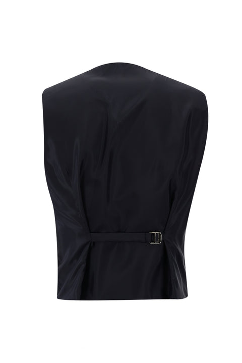 Light Navy Blue 7 Drop Slim Fit Narrow Cut Combination Suit