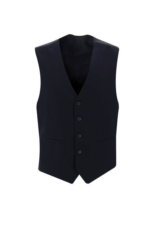 Dark Navy 6 Drop Regular Fit Standard Cut Suit with Vest