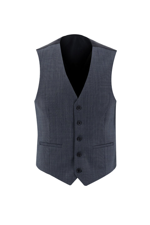 Dark Navy 7 Drop Slim Fit Narrow Cut Wool Combination Suit