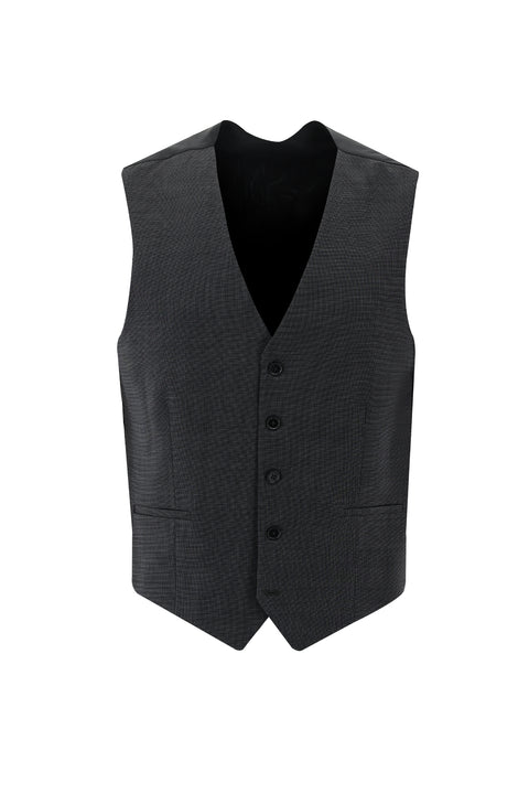 Medium Grey 6 Drop Regular Fit Standard Cut Wool Combination Vest Suit