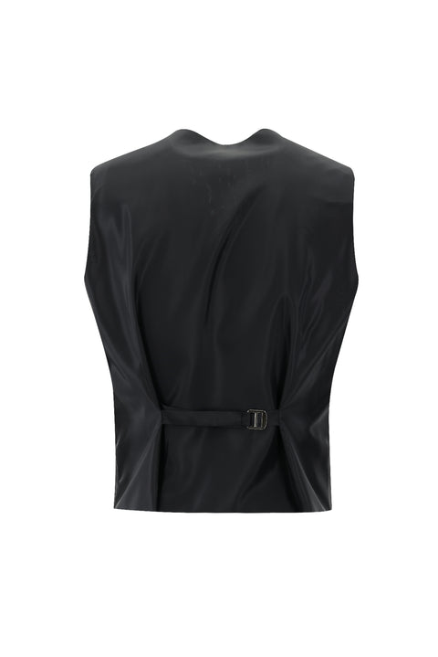 Medium Grey 6 Drop Regular Fit Standard Cut Wool Combination Vest Suit