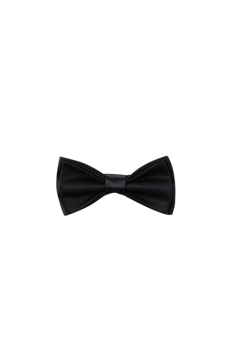 Siyah 7 Drop Slim Fit Dar Kesim Mono Yaka Smokin & Damatlık