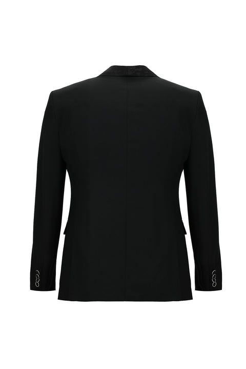 Black 7 Drop Slim Fit Narrow Cut Shawl Collar Vest Tuxedo & Groom Suit