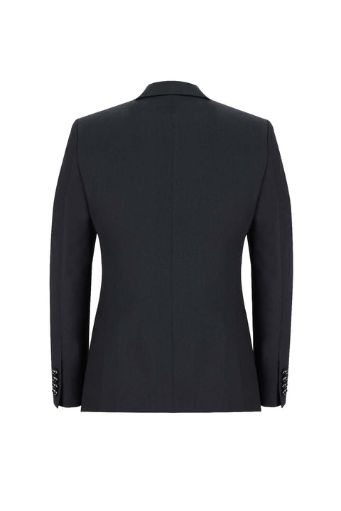 Black 7 Drop Slim Fit Narrow Cut Pointed Collar Vest Tuxedo & Groom Suit