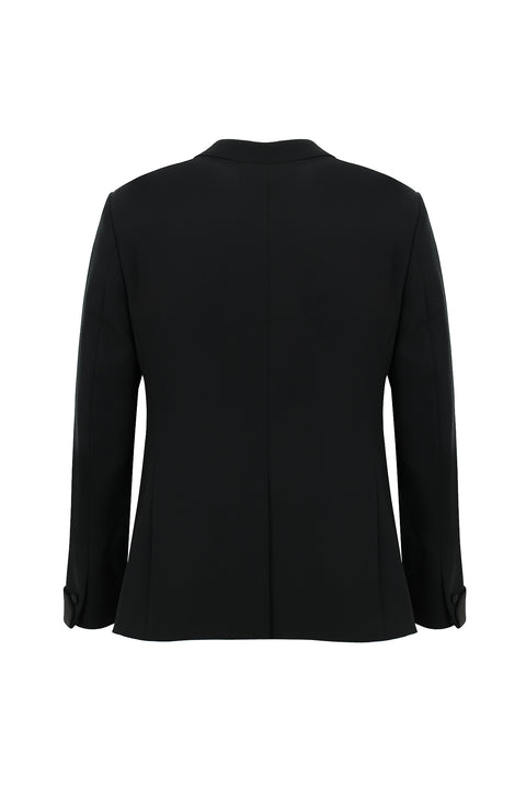 Black 7 Drop Super Slim Fit Extra Narrow Cut Pointed Collar Vest Tuxedo & Groom Suit