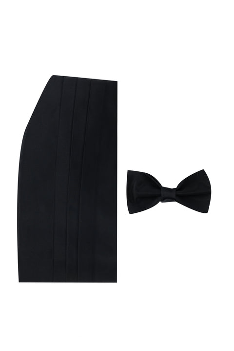 Black 7 Drop Slim Fit Narrow Cut Pointed Collar Vest Wool Tuxedo & Groom Suit