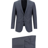 Light Navy Blue 6 Drop Regular Fit Standard Cut Patterned Suit