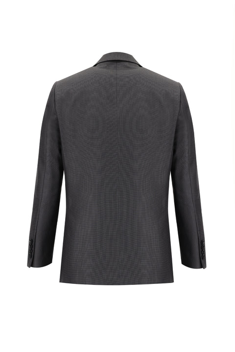 Dark Brown 6 Drop Regular Fit Standard Cut Patterned Suit