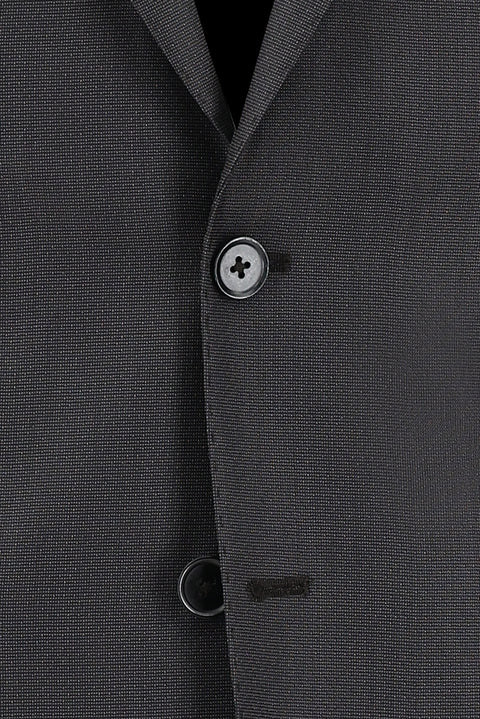 Dark Brown 6 Drop Regular Fit Standard Cut Patterned Suit