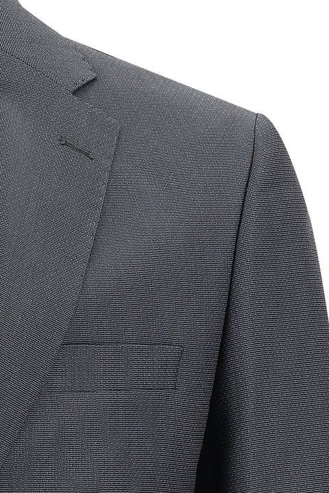 Dark Anthracite 6 Drop Regular Fit Standard Cut Patterned Suit