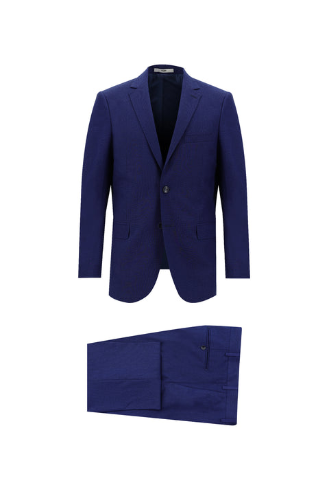 Medium Navy 6 Drop Regular Fit Standard Cut Eyelet Suit
