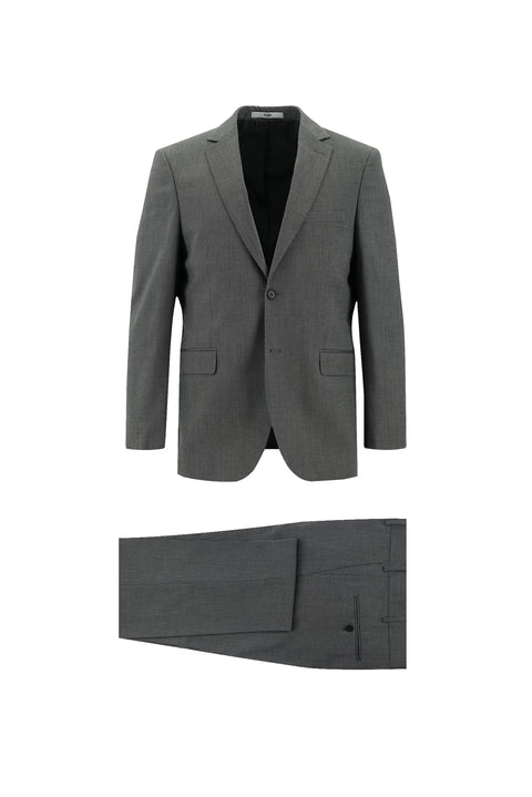 Medium Grey 6 Drop Regular Fit Standard Cut Eyelet Suit