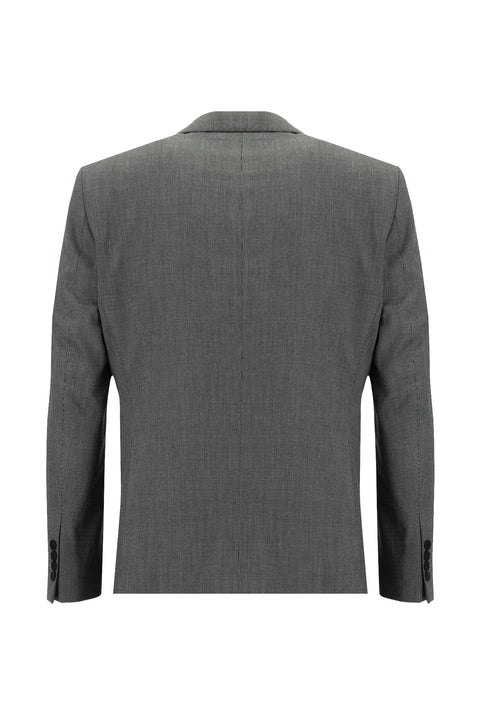Medium Grey 6 Drop Regular Fit Standard Cut Eyelet Suit