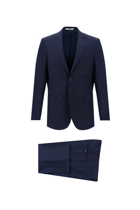 Medium Navy 6 Drop Regular Fit Standard Cut Eyelet Suit