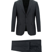 Medium Gray 6 Drop Regular Fit Standard Cut Patterned Suit