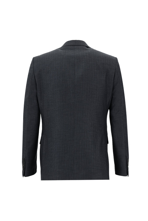 Dark Anthracite 7 Drop Slim Fit Striped Suit