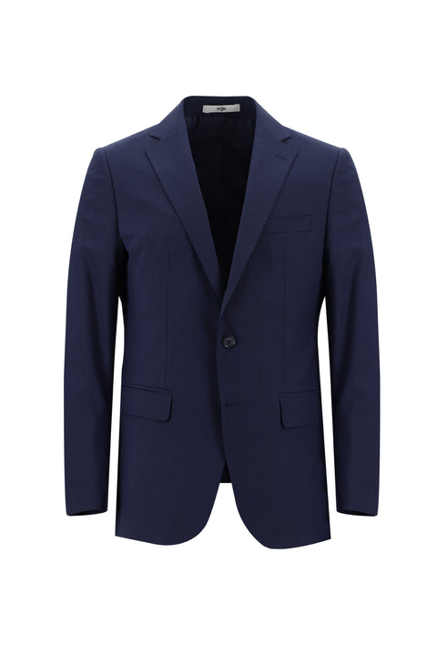 Medium Navy 6 Drop Regular Fit Standard Cut Wool Suit