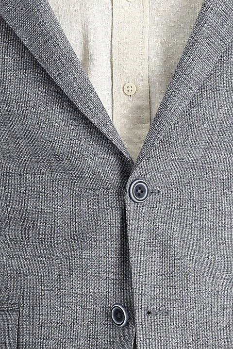 Dark Blue 6 Drop Regular Fit Classic Patterned Jacket