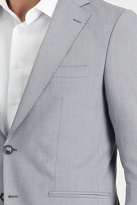 Light Gray 6 Drop Regular Fit Standard Cut Blazer Jacket