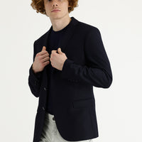 Dark Navy 7 Drop Super Slim Fit Extra Narrow Cut Classic Jacket