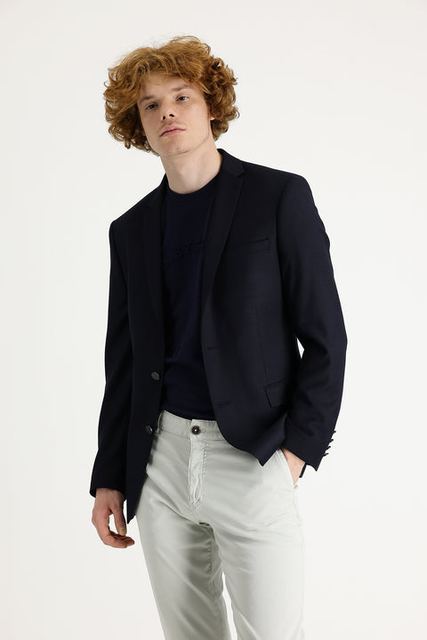 Dark Navy 7 Drop Slim Fit Classic Jacket