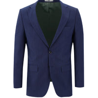 Koyu Mavi  4 Drop Relaxed Fit Rahat Kesim Blazer Ceket