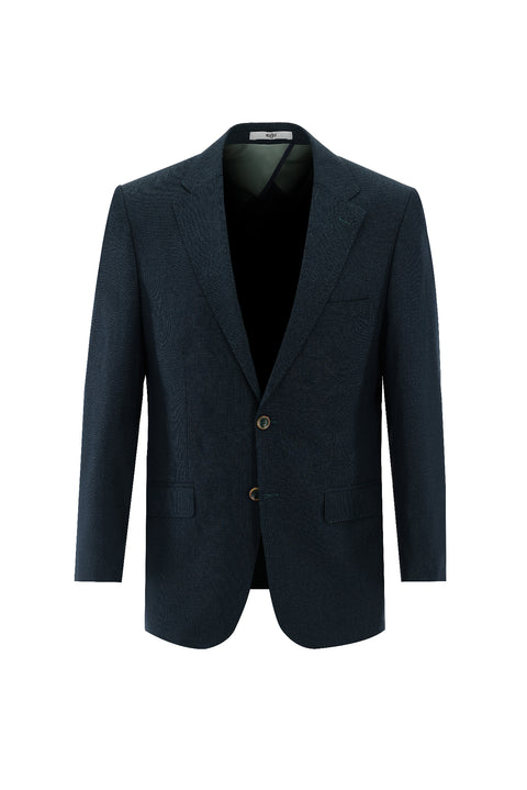 Petrol Green 4 Drop Relaxed Fit Classic Jacket