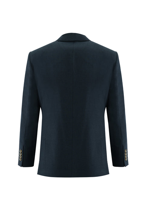 Petrol Green 4 Drop Relaxed Fit Classic Jacket
