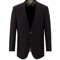 Dark Burgundy 4-Drop Relaxed Fit Patterned Jacket
