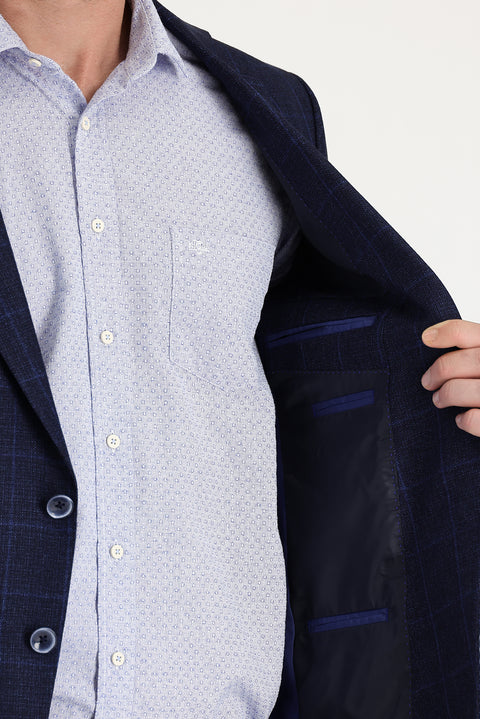 Dark Navy 4 Drop Relaxed Fit Jacket
