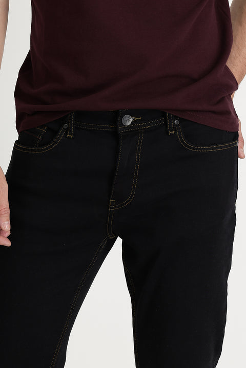 Black Slim Fit Skinny Stretch Denim Jeans