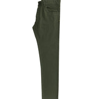 Orta Haki Slim Fit Dar Kesim Likralı Kanvas / Chino Pantolon