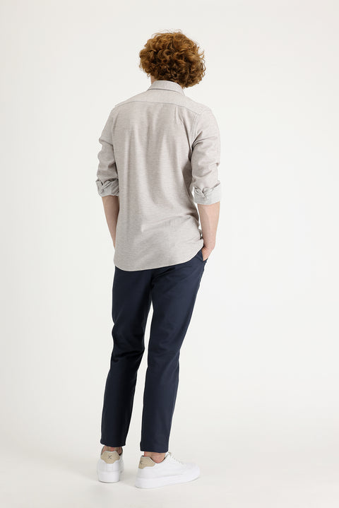 Medium Anthracite Slim Fit Stretch Canvas / Chino Trousers
