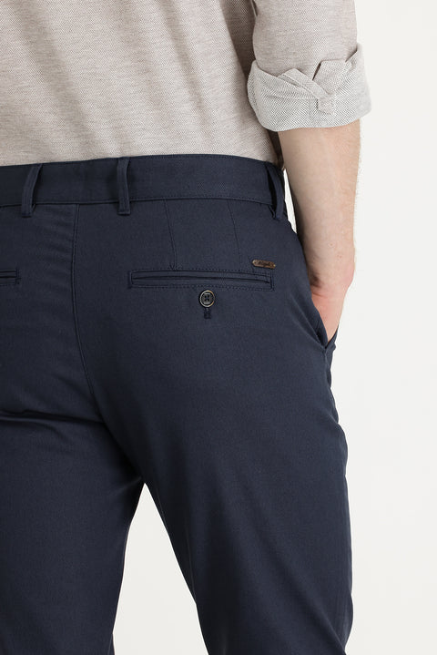 Medium Anthracite Slim Fit Stretch Canvas / Chino Trousers