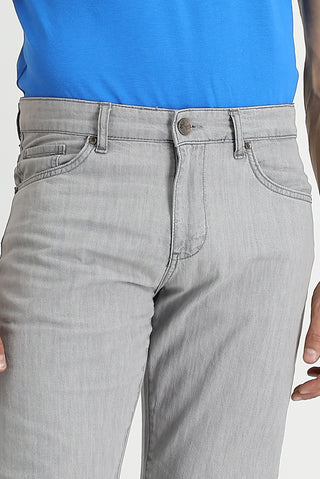 Bulut Gri Regular Fit Standart Kesim Pamuk Denim Pantolon