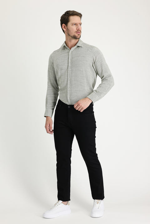 Black Slim Fit Skinny Denim Pants