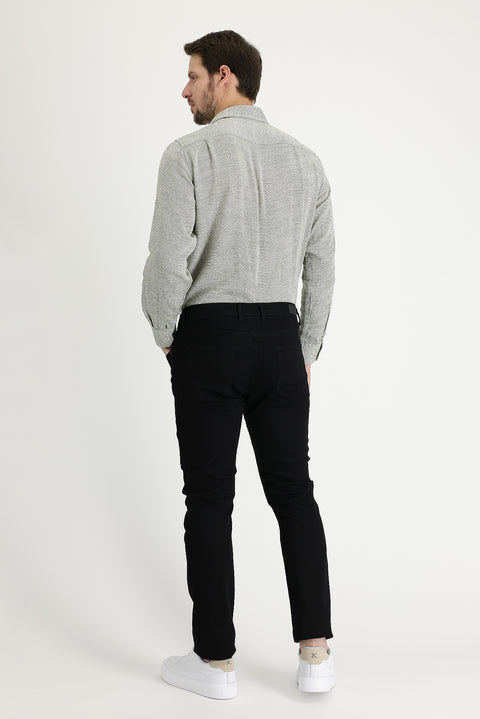 Black Slim Fit Skinny Denim Pants