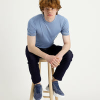 Dark Navy Slim Fit Stretch Denim Pants