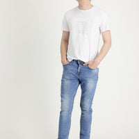 Aviator Blue Slim Fit Skinny Stretch Denim Jeans