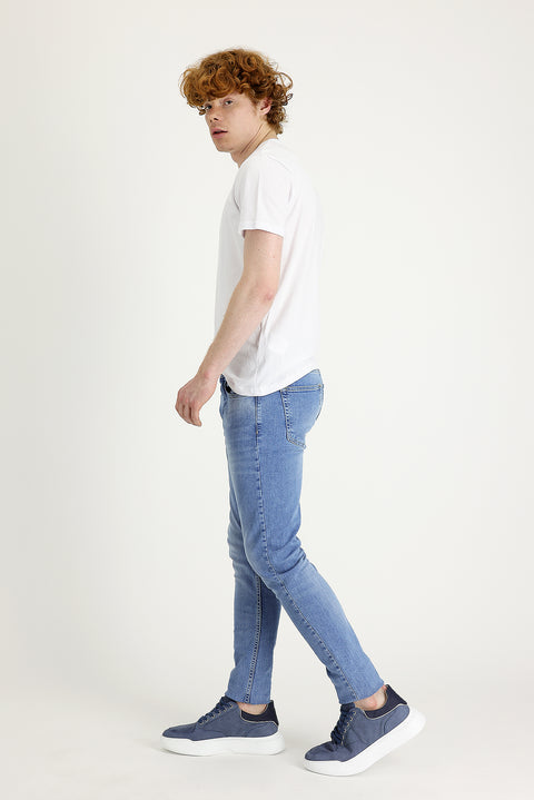Aviator Blue Slim Fit Skinny Stretch Denim Jeans