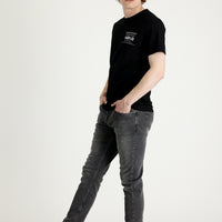 Mid Anthracite Slim Fit Stretch Denim Jeans