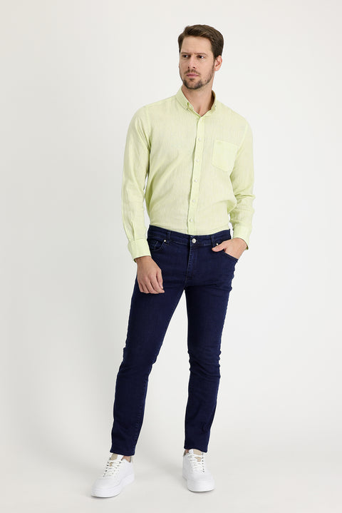 Dark Navy Super Slim Fit Extra Narrow Cut Lycra Denim Jeans