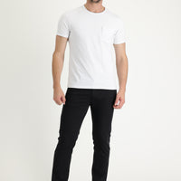 Black Super Slim Fit Extra Narrow Cut Lycra Denim Trousers
