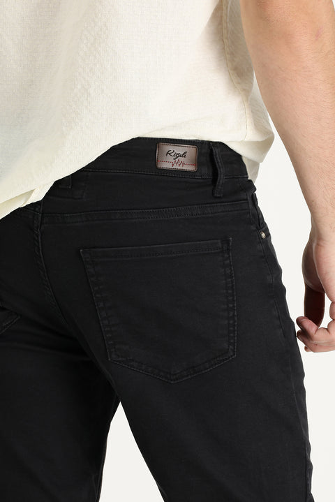 Black Slim Fit Skinny Stretch Denim Jeans