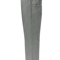 Light Gray 4-Drop Relaxed Fit Classic Fabric Trousers